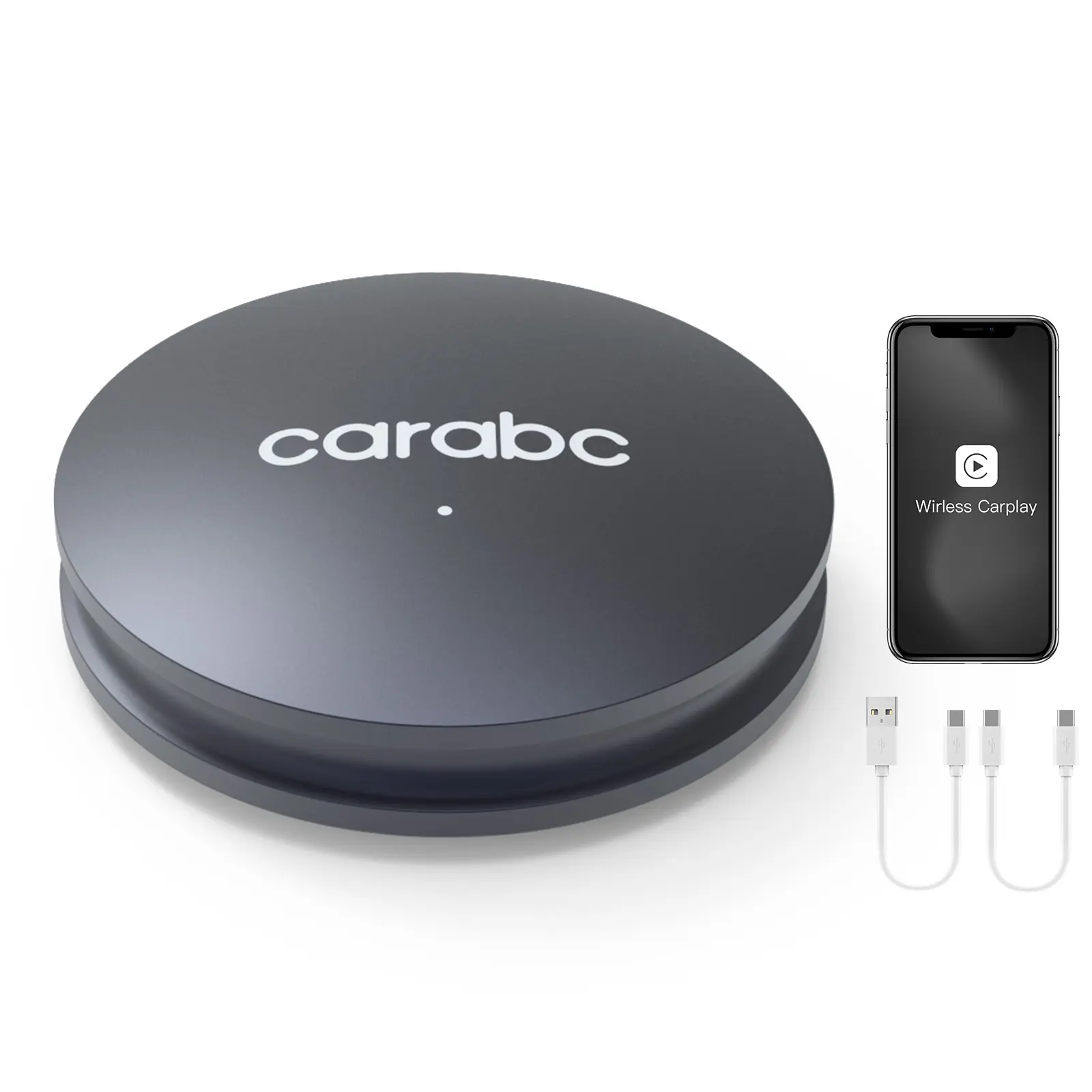 CARABC2023ワイヤレスAndroidオートドングル (オリジナルカー用) ワイヤレスUSBアダプター (Androidフォン用) 自動ミニボックス5G