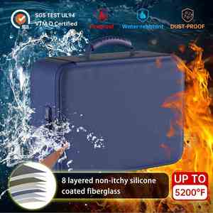 Organizador de Documentos OEM con Cerradura, Bolsa Portátil Mejorada para Almacenamiento Seguro en Casa o Viajes, Aislada Térmicamente, Ignífuga e Impermeable - Product Image 2