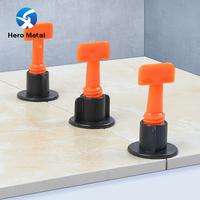 Système de nivellement de carreaux en forme de T amovible en PP PE, outils d'espacement de carreaux durables et imperméables pour la construction de sols et de murs