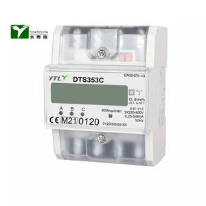 YTL DTS353C DIN rail Three Phase 4 Module CE RoHS Approved 3 phase power monitoring