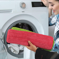 Chiffons de rechange pour balai serpillère plat en microfibre MSJ, faciles à utiliser, haute efficacité, lavables, outils de nettoyage de sol