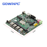 Nouvelle carte PCBA industrielle simple N2840 J1800 J1900 DDR3 12x12cm avec double sortie USB (8 ports en option), température étendue -40-60°C, stockage -40-85°C