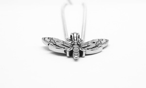 Pendentif <span class=keywords><strong>en</strong></span> acier inoxydable PVD anti-ternissement personnalisé, motif moustache de crâne vintage, bijoux de mode raffinés, colliers insectes pour hommes, vente <span class=keywords><strong>en</strong></span> gros - Product Image 5