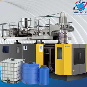Machine de moulage par extrusion-soufflage pour conteneurs carrés en plastique HDPE/PP de 5 litres pour produits chimiques/<span class=keywords><strong>eau</strong></span>/jerricans - Product Image 1