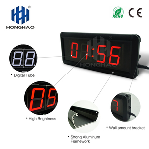 Hong Hao <span class=keywords><strong>LED</strong></span> Digit waktu latihan Interval <span class=keywords><strong>Led</strong></span> 1.8 inci 4 Digit kualitas tinggi Jam Digit - Product Image 3