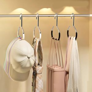 Porte-chapeaux circulaire créatif, cintre à vêtements en anneau, pour magasins de vêtements, foulards et écharpes, rangement multifonctionnel pour la maison, l'outil de rangement ultime - Product Image 4
