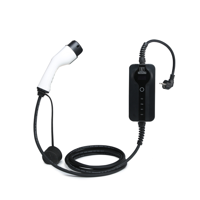 Electric Movable Charging Station Type 2 16A 3.5kW Adjust Portable Ev Charger IEC62193 EU/US/AU/IS Plug Single Phase 5M Cable