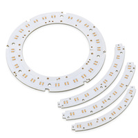 Fabricant de circuits imprimés LED FR4 sur mesure pour cartes de circuits d'éclairage rigides avec masque de soudure blanc et production OEM