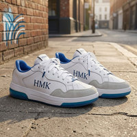 Sneakers rétro à étiquette privée, personnalisation de la marque, MOQ bas de 50 paires, en daim et cuir patchwork, style minimaliste streetwear, chaussures de sport décontractées