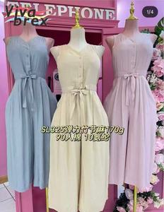 Fabrieksgroothandel 90% Rayon 10% Spandex 170 G/<span class=keywords><strong>m</strong></span>² 150CM 40S 40D Stretch Bamboe Hennep Geweven Stof Zwaargewicht Kledingjurk - Product Image 3