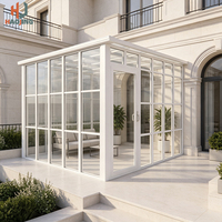 Auvent de véranda manuel en aluminium anti-corrosion, durable, bloquant les UV, protection contre la pluie, pour extérieur, maison, patio