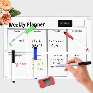 Tùy Chỉnh In Lịch Acrylic Khô Erase Board Tùy Chỉnh Hình Ảnh Lịch