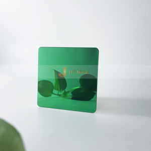 LL170 8K Bright <b>Light</b> 316 Stainless Steel Decorative Sheet 0.4mm Thick Green Plate for Bending Cutting Welding - Product Image 1