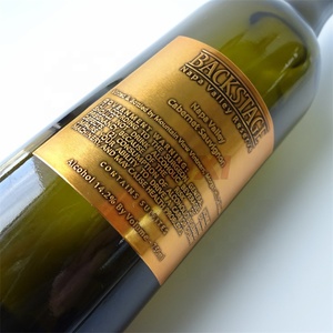 Tùy Chỉnh In Ấn Tự Dính Dập Nổi Kim Loại Dán Rượu Vang Đỏ Chai Nước Hoa In Nhôm Nhãn - Product Image 2