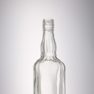 En gros vide 700 ml carré clair whisky <span class=keywords><strong>alcool</strong></span> bouteilles de <span class=keywords><strong>brandy</strong></span> en verre avec couvercle à vis - Product Image 3