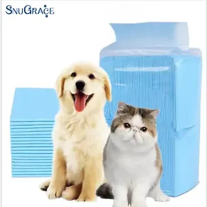 מדגם יצרן SNUGRACE חינם מותאם אישית חד פעמי כלב פיפי רפידות כחולות לאילוף גורים לחיות מחמד חיתול כלב