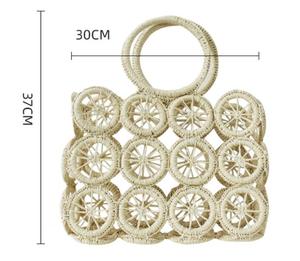 <span class=keywords><strong>2023</strong></span> usine en gros luxe autre sac à main paille dame fourre-tout sac de plage, nouveau design français femme vacances bord de mer sac à main robe - Product Image 5