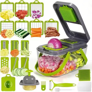 In the Trend Kitchen 1-Piece Manual Plastic <b>Vegetable</b> <b>Chopper</b> Slicer Fruit Onion Cutter Eco-Friendly Custom Logo - Product Image 1