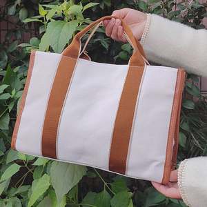 Sac fourre-tout en toile imprimé personnalisé, écologique, pas cher, réutilisable, avec poignée en coton, pour cadeaux, logo personnalisé - Product Image 5