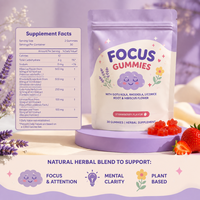 Gummies OEM à Marque Blanche pour la Concentration, la Croissance Cognitive, le Soutien Cérébral, la Sérénité et l'Équilibre Actif – Complément pour Adultes et Enfants