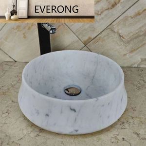 อ่างล้างหน้าหินอ่อนสีขาวมิลาส ลิลแลค รูปทรงสี่เหลี่ยมผืนผ้า อ่างล้างหน้าแบบวางบนเคาน์เตอร์สำหรับห้องน้ำสุดหรู - Product Image 4