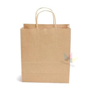 Bolsas de Compra Ecológicas de Papel Kraft Recubierto de Lujo Crown Win, con Logotipo Personalizado, Ligeras y Portátiles para Supermercado y Comida para Llevar - Product Image 4