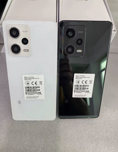 Note 12 Pro LTE Octa Core Smartphone 6.6" AMOLED 120Hz 8GB 256GB French/German Languages Wholesale Mobile Phone