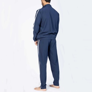 Ensemble de survêtement sportif pour homme avec fermeture éclair intégrale, logo personnalisé, polaire technique en polyester, sweat à capuche deux pièces, tenue de jogging - Product Image 5
