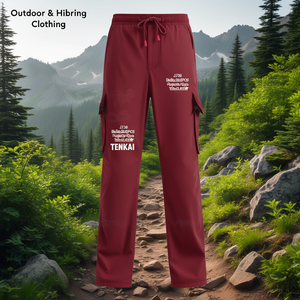 กางเกงคาร์โก้ J738 รุ่น Unisex ผ้าโพลีเอสเตอร์ 100% เอวยางยืด ระบายอากาศได้ดี เหมาะสำหรับเดินป่าและกิจกรรมกลางแจ้ง ทรงปกติ ใส่ได้ทุกฤดู สีพื้น - Product Image 2