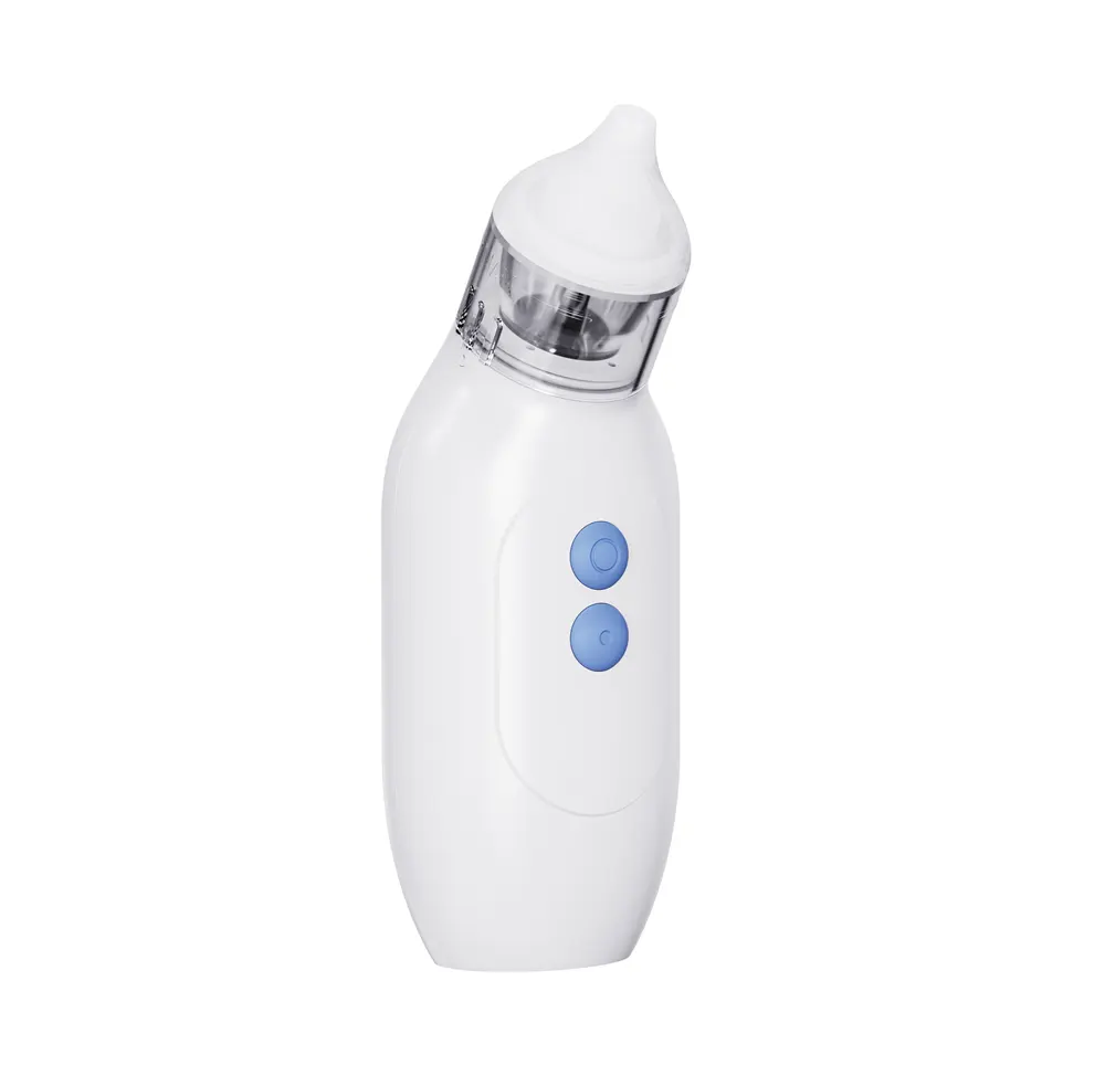 Aspirador Nasal de silicona para bebés con 2 niveles de succión, aspirador Nasal eléctrico para bebés y niños, limpiador nasal eléctrico para bebés