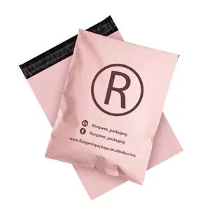 Kongwen Kustom Pink 50*65Cm Tas Kurir Tahan Air Dicetak Pe Plastik Amplop Poli Mailer Pengiriman Pakaian Tas Surat