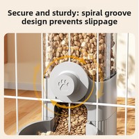 Fontaine à eau automatique suspendue en plastique pour animaux de compagnie et distributeur de nourriture pour chiens/chats de Yongkang