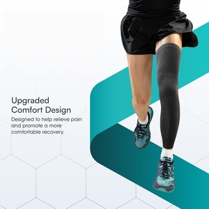 Manguitos de compresión largos para piernas, para alivio del dolor, recuperación muscular y promoción de la circulación. - Product Image 2