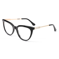 BONA Montures de lunettes multi-spécifications, style luxueux, lunettes portables, monture optique en acétate et métal