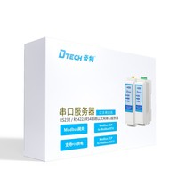 Serveurs de périphériques de port série stables industriels DTECH Convertisseur Tcp/ip RS232 vers Ethernet avec fonction de passerelle DNS DHCP