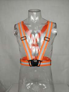 High Visibility Reflective <b>Elastic</b> Body Sash Vest for Bike Safety Reflective Running Gear <b>Belt</b> - Product Image 5