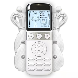 AsTec <strong>Physical</strong> <strong>Therapy</strong> <strong>Equipment</strong> Tens Machine Physiotherapy EMS Pulse Dual Channel Body Massager Muscle Stimulator Pain Relief - Product Image 1