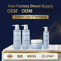 [Certifié GMPC] Ensemble de soins capillaires professionnels Pallamina au collagène et à la kératine pour réparer en profondeur les cheveux abîmés et secs (Marque privée / OEM)