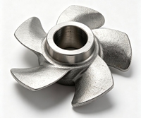 Impeller de pompe chimique en acier inoxydable moulé par gravité SS304 SS316 CF8 CF8M pour liquides corrosifs