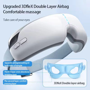 เครื่องนวดตาไฟฟ้าอัจฉริยะรุ่นล่าสุดแบบพับได้ พร้อมฟังก์ชั่นเพลง ลมร้อน และแรงกดร้อนเพื่อบรรเทาอาการปวดหัว - Product Image 3