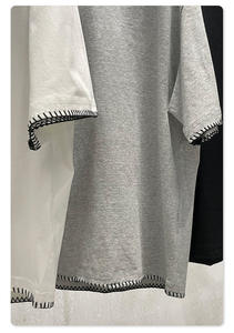 T-shirt Maschile Casual a Maniche Corte con Design Ampio e Collo Tondo, 240G, Stile Americano, Produzione Personalizzata - Product Image 5