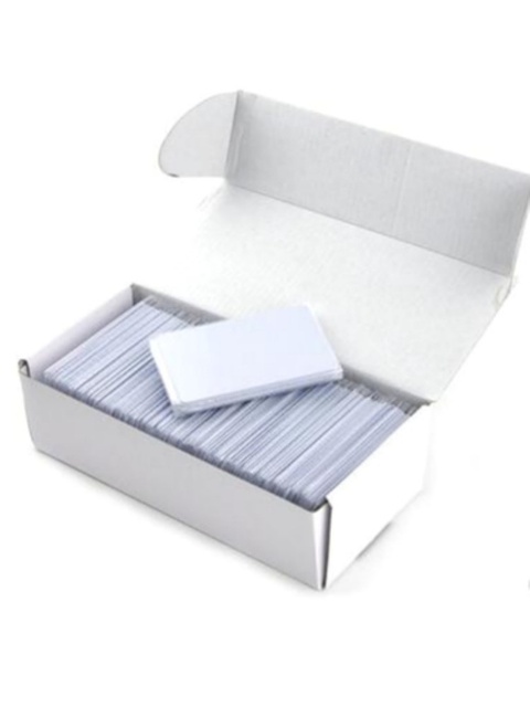KAQI PVC White M1 IC ID S50 S70 Double-Sided Laminated Cards for Card Printer CN