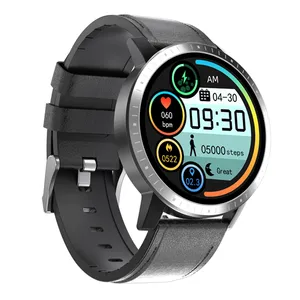 Spo2 ppg ecg relógio inteligente, smartwatch esportivo com monitor de sono, frequência cardíaca e pressão sanguínea