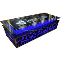KTV moderne Table basse en verre éclairée par LED pour la maison Bar Park Hotel Night Club Salon Divertissement Salon Farmhouse Workshop