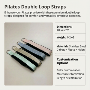 Accesorios de <span class=keywords><strong>Pilates</strong></span> con Logotipo Personalizado, Correas de <span class=keywords><strong>Pilates</strong></span> de Doble Bucle, Portátiles, para Estudio - Product Image 4