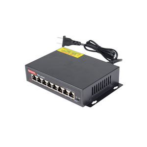 LingShi 8 Port PoE <b>Switch</b> 100Mbps 6+2 Ports Built In 52V Power Supply For <b>Network</b> Monitoring And Wireless Ap - Product Image 2