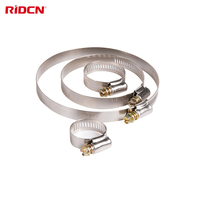 300 SS usage général 1/2 ''bande colliers de serrage personnalisés #48 conception perforée colliers de haute qualité