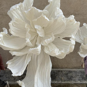 웨딩 장식 공급 업체 인공 꽃 웨딩 이벤트 파티를위한 대형 종이 거대한 꽃 장식 꽃 - Product Image 4