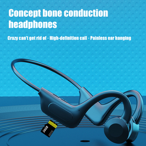 Headset Mikrofon Gaming Nirkabel untuk Kantor, <span class=keywords><strong>Neckband</strong></span>, Headphone TWS, Earphone Konduksi Tulang - Product Image 3