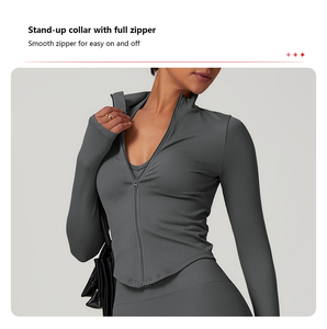 Logo kustom grosir nyaman mulus pakaian olahraga kebugaran Gym ukuran besar pakaian Yoga sejuk set wanita - Product Image 5